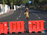 Begini Suasana Rekayasa Lalin Jelang Sidang Putusan MK