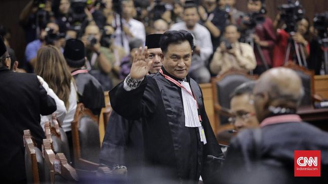 Yusril Yakin MA Kembali Tolak Kasasi Pilpres Prabowo-Sandi