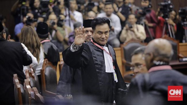 Banyak Dalil 02 Dinilai MK Tak Terbukti, Yusril Makin 'Pede'