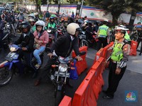 Begini Penampakan Jalan di Sekitar Istana Jelang Putusan MK