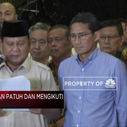 Meski Kecewa, Prabowo Patuh Pada Putusan MK