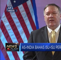 Menlu AS Bertemu Pemimpin India Bahas Ketegangan Dagang