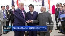 Trump, Abe, dan Modi Bertemu di KTT G20