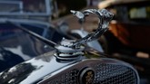 Kolektor Cadillac Series 341 cukup apik merawat mobil berusia 92 tahun ini. Aksen krom dan logonya masih terpasang dengan sempurna. (Photo by VALERY HACHE / AFP)