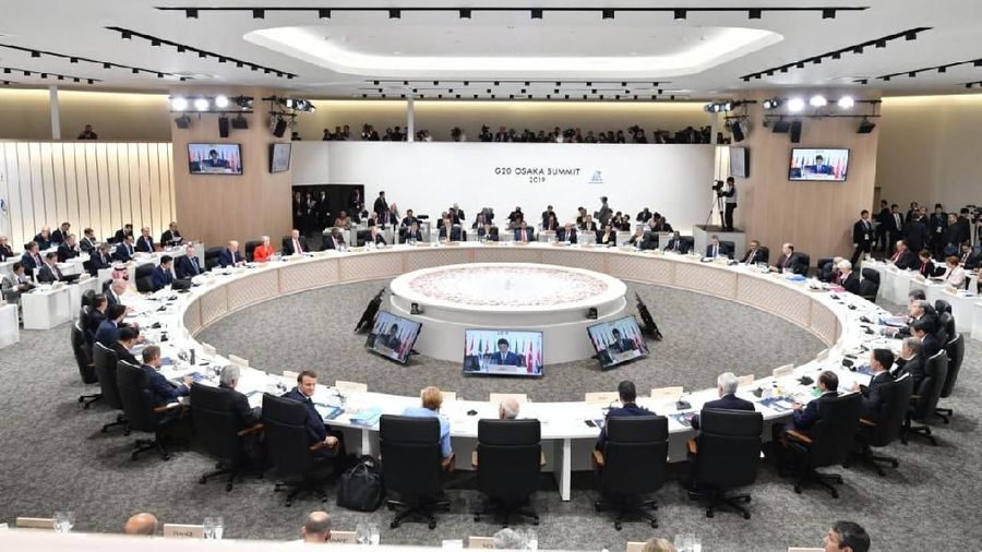 Aksi tingkah lucu para pemimpin negara dalam acara KTT G20 di Osaka, Jepang