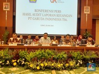 Kemenkeu, OJK & BEI Kompak Sanksi Garuda karena Lapkeu 2018