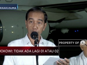 Resmi Menang, Jokowi Ajak Rakyat Kembali Bersatu