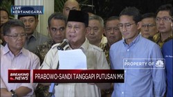 Meski Kalah, Prabowo Ajak Pendukungnya Untuk Tetap Damai