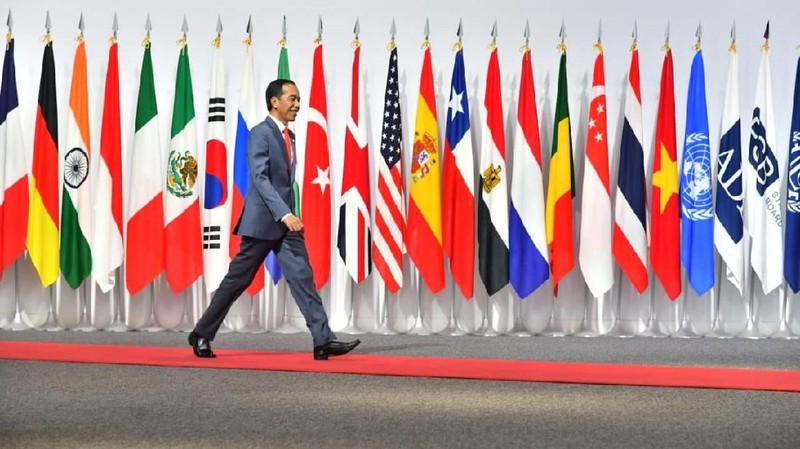 Aksi tingkah lucu para pemimpin negara dalam acara KTT G20 di Osaka, Jepang