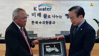 Atasi Banjir Jakarta, Menteri Basuki Teken MoU dengan Korsel