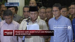 Prabowo dan Koalisi Adil Makmur Menghormati Keputusan MK