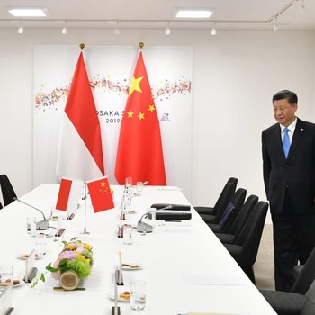 Begini Suasana Detik-detik Pertemuan Jokowi dengan Xi Jinping