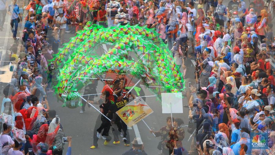 Jakarnaval merupakan salah satu rangkaian acara peringatan HUT DKI Jakarta ke-492.