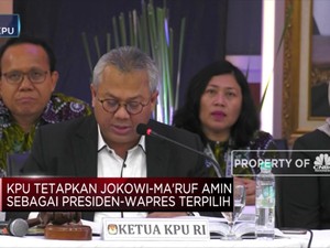 Saat KPU Jadikan Jokowi-Amin Presiden & Wapres 2019-2024