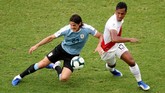 Timnas Uruguay menghadapi Peru pada perempat final Copa America 2019 di Stadion Arena Fonte Nova, Salvador, Minggu (30/6) dini hari WIB. (REUTERS/Sergio Moraes)