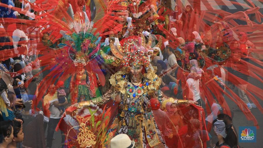 Jakarnaval merupakan salah satu rangkaian acara peringatan HUT DKI Jakarta ke-492.