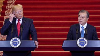 Presiden Korsel: Trump akan Bertemu Kim Jong-un di DMZ