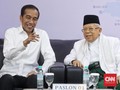 Datangi KPU, Jokowi-Ma'ruf Amin Kompak Putih-putih