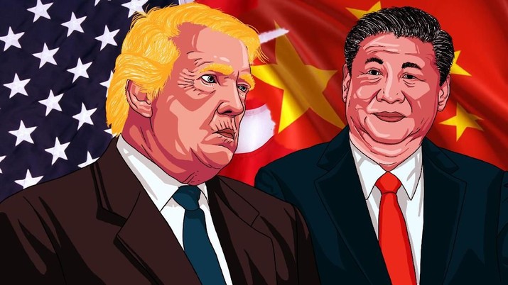 Infografis: Jejak Perang Dagang: Trump Memulai, Trump Mengakhiri