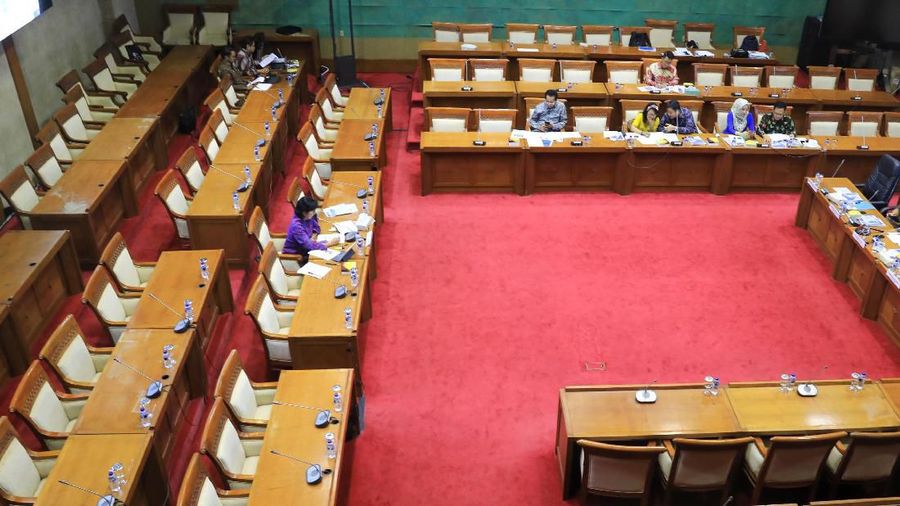 Calon Deputi Gubernur Senior (DGS) Bank Indonesia (BI) Destry Damayanti mengaku lega usai menjalankan fit and proper test di Komisi XI