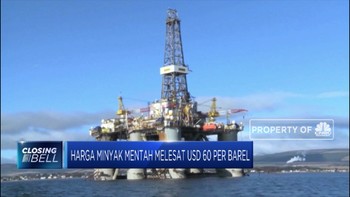 Harga Minyak Mentah Melesat USD 60 Per Barel
