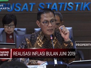 BPS: Inflasi Juni 2019 Tercatat 0,55%