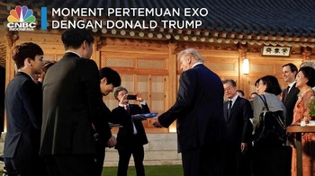 Saat Donald Trump Bertemu dengan EXO