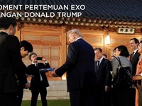 Saat Donald Trump Bertemu dengan EXO