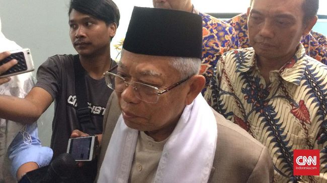 Ma'ruf Tunggu Dilantik untuk Mundur dari Kursi Ketum MUI