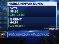 Harga Minyak Dunia Merangkak Naik