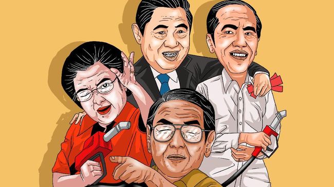 jokowi dan megawati karikatur