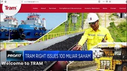 TRAM Rights Issue 100 Miliar Saham Baru