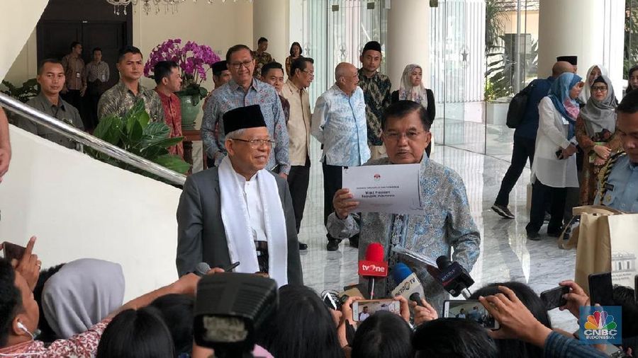 Di depan Ma'ruf Amin, JK pun membeberkan masalah terberat yang harus diselesaikan dalam 5 tahun ke depan.