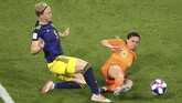 Belanda menghadapi Swedia di babak semifinal Piala Dunia Wanita 2019. (REUTERS/Lucy Nicholson)