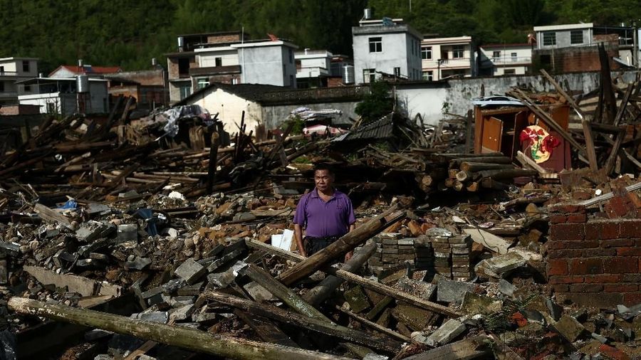 Tornado melanda Liaoning, timur laut China, Rabu (3/7/2019) waktu setempat.