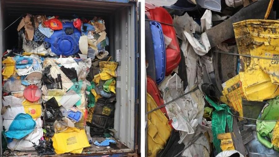 Puluhan kontainer sampah impor dikembalikan ke negara-negara asal.