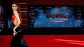 Aktris Zendaya hadir sebagai MJ, gadis yang disukai Peter Parker. MJ bukanlah Mary Jane, namun singkatan dari Michelle Jones. (REUTERS/Danny Moloshok)
