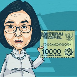 Naik 66,66%, Harga Materai Diusulkan Rp 10.000