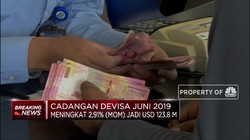 Cadev Juni 2019 Meningkat Jadi USD 123,8 M