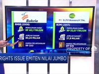 Right Issue Emiten Bernilai Jumbo