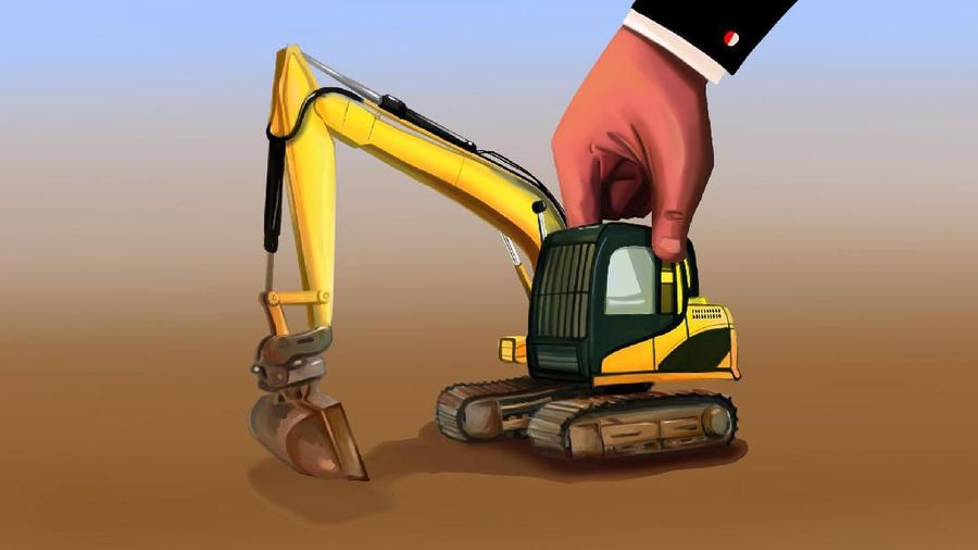 INFOGRAFIS, Semi Infrastruktur Jokowi, Utang bumn karya tembus 27 triliun