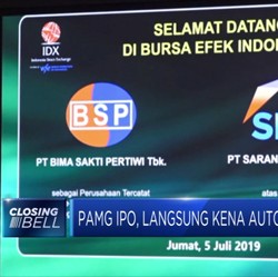 Baru IPO, PAMG Kena Auto Reject