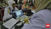 Total jamaah yang berangkat pada 2019 adalah 231.000 orang. (CNN Indonesia/Adhi Wicaksono)