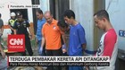 VIDEO: Terduga Pembakar Kereta Api Ditangkap
