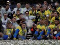 FOTO: Brasil Pesta Juara Copa America di Maracana
