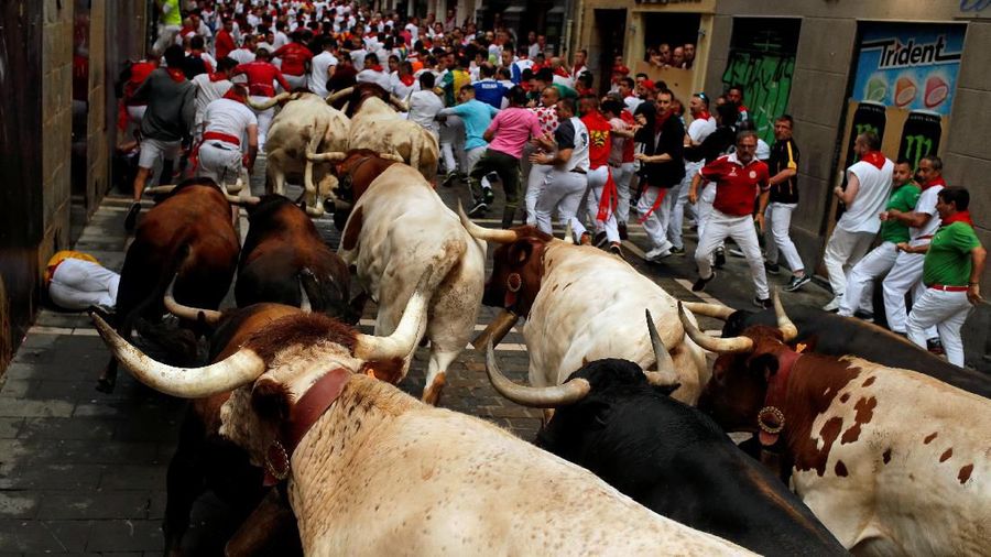 San Fermin dimulai setiap pagi pukul 08.00 waktu setempat mulai dari Sabtu hingga delapan hari ke depan.