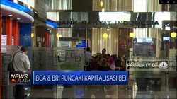 BCA & BRI Puncaki Kapitalisasi BEI