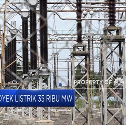Realisasi Proyek Listrik 35.000 MW Hanya 10%