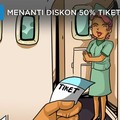 Diskon 50% Tarif LCC Agar Tiket Tak Terbang Tinggi