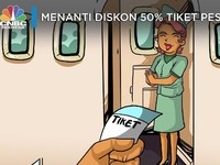 Diskon 50% Tarif LCC Agar Tiket Tak Terbang Tinggi